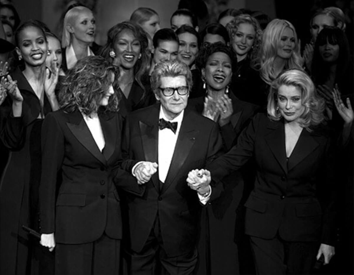 dames smoking Yves Saint LAurent