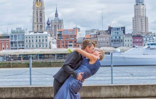 Trouwkostuum vrouw op maat gemaakt