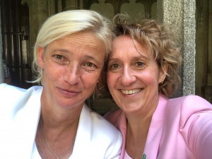 Roze dames smoking maatkleding feestelijk