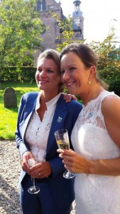 Bruidspak blauw op maat