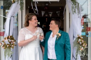 referentie dames trouwpak
