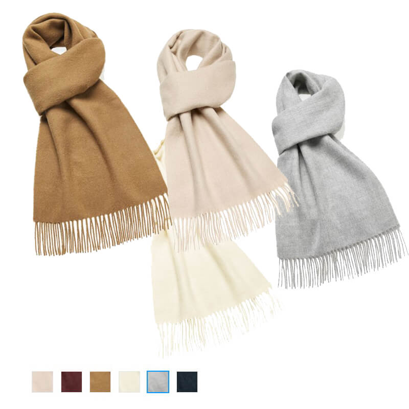 Dames sjaal wol bruidspak Dames sjaals bruidspak bruin, grijs, wit, camel wol