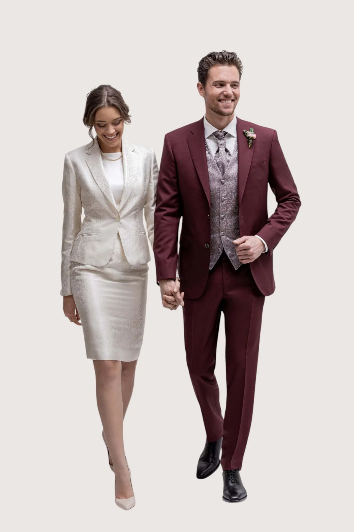 Blazer vrouw en rok op maat