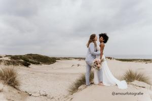 Broekpak bruid vrouw