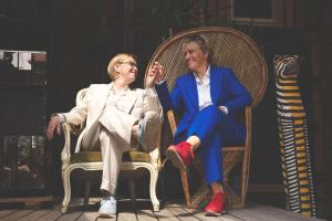 Bruids pak vrouwelijk voor huwelijk Ann en Annick