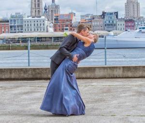 Dames trouwpak gemaakt voor huwelijk Ann