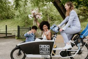 Damestrouwpak gemaakt voor Karin