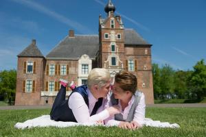 Lesbisch huwelijks kleding maatkostuum