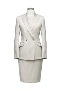Wit mantelpak voor bruid 
