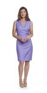 Paarse jurk dames kostuum in lila