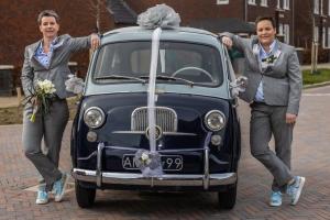 Trouwkleding dames op maat gemaakt broekpak