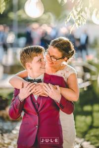 Non binair trouwpak op maat 