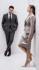 Mantelpak op maat gemaakt rok met colbert