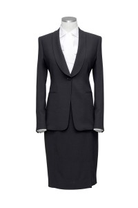 Mantelpak met rok voor bruid 