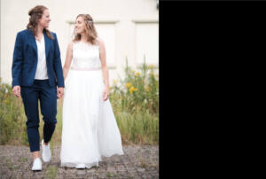 trouwpak-vrouw-met-smalle-korte-pijp